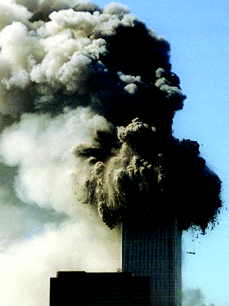 Instorting WTC-toren en uitstoot asbest