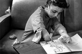 Iraqi child drawing bomb dropping airplanes